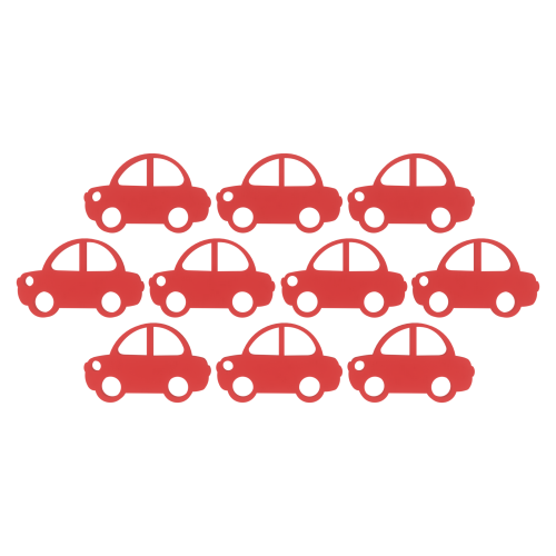 Auto większe czerwone