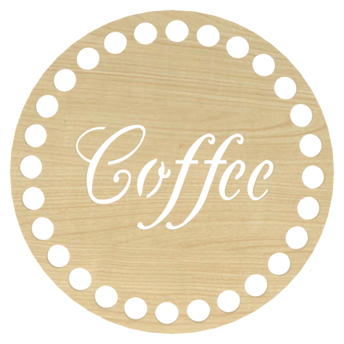 Podkładka pod kubek coffee bez ziaren klon