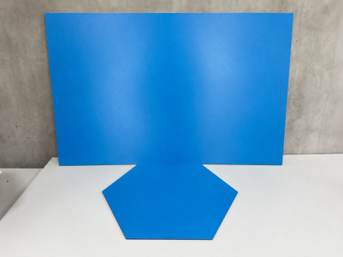Płyta HDF 3 mm niebieska - formatka do lasera 920x600 mm - 15 szt.