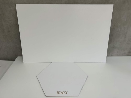 Płyta HDF 3 mm biała dwustronna - formatka do lasera 920x600 mm - 15 szt.
