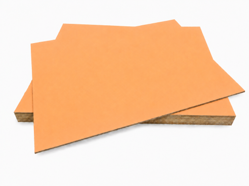 Płyta HDF 3 mm pomarańczowa - formatka do lasera 460x600 mm - 15 szt.