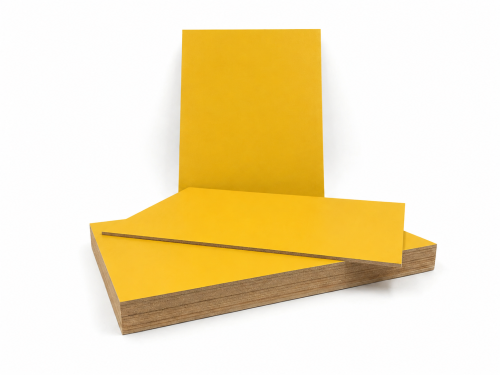 Płyta HDF 3 mm żółta - formatka do lasera 460x300 mm - 15 szt.