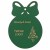 Bombka z logo firmy - Zielony HDF - P0546