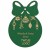 Bombka z logo firmy - Zielony HDF - P0547