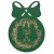 Bombka z logo firmy - Zielony HDF - P0550