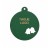 Bombka z logo firmy - Zielony HDF - P0556