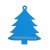 Choinka z logo firmy - Niebieski HDF - P0567
