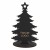 Choinka z logo firmy - Czarny HDF - P0570