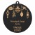 Bombka z logo firmy - Czarny HDF - P0562