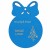 Bombka z logo firmy - Niebieski HDF - P0546